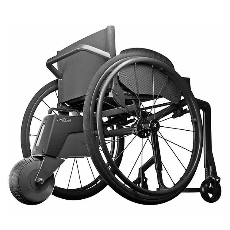 Easy installation power assist on Quickie Argon wheelchair