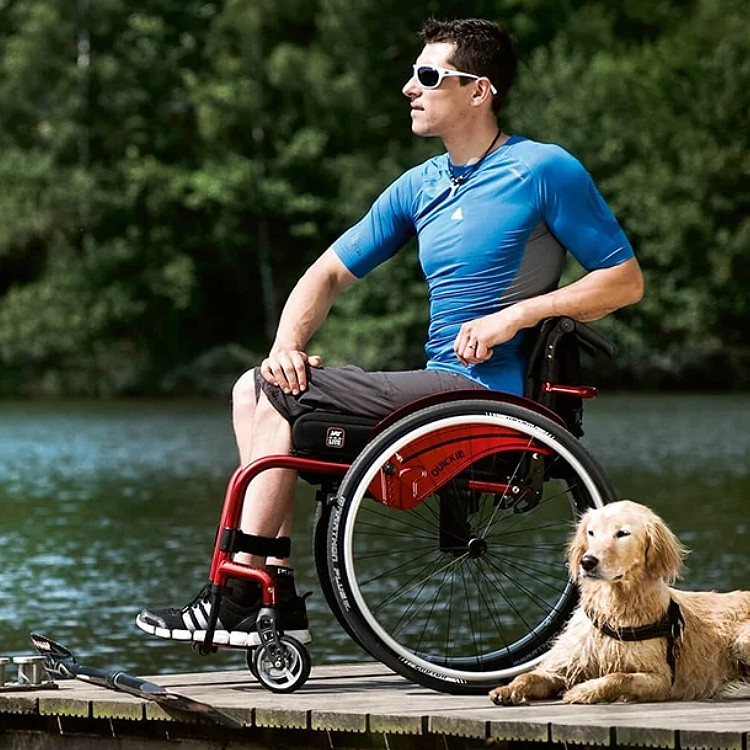 Manual wheelchair power assist for Quickie Argon