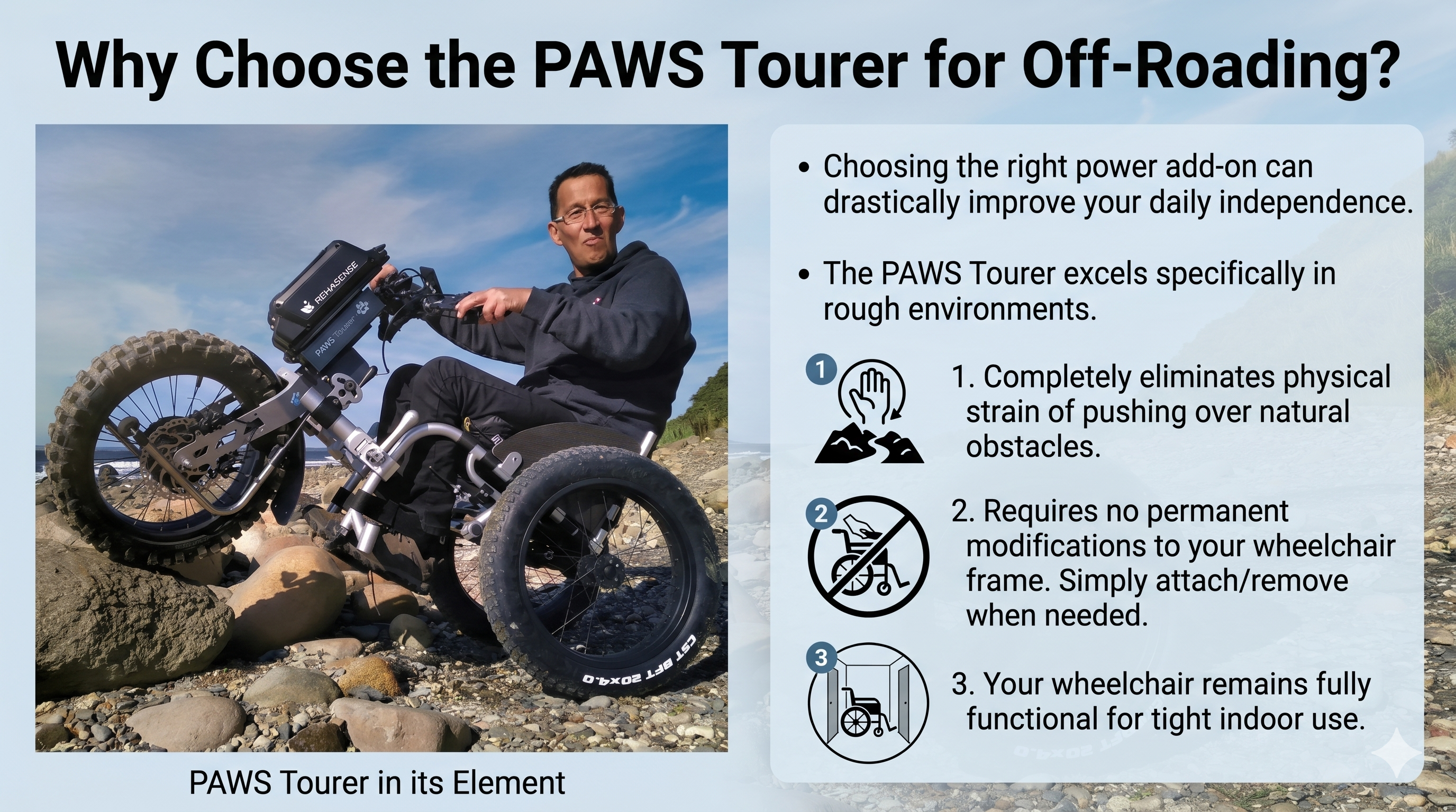 Paws Tourer Controller Paws-Tourer-Wheelchair - The Accessible Planet