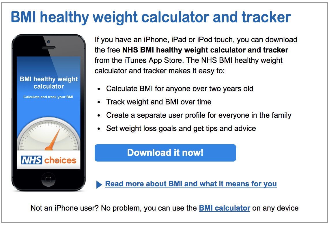 NHS iPhone app The Accessible
