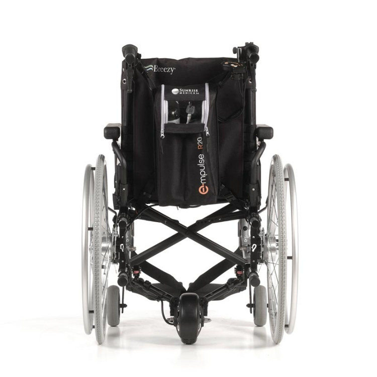 Wheelchair-with-wide-tyres-on-grass-surface Wheelchair with wide tyres on grass surface