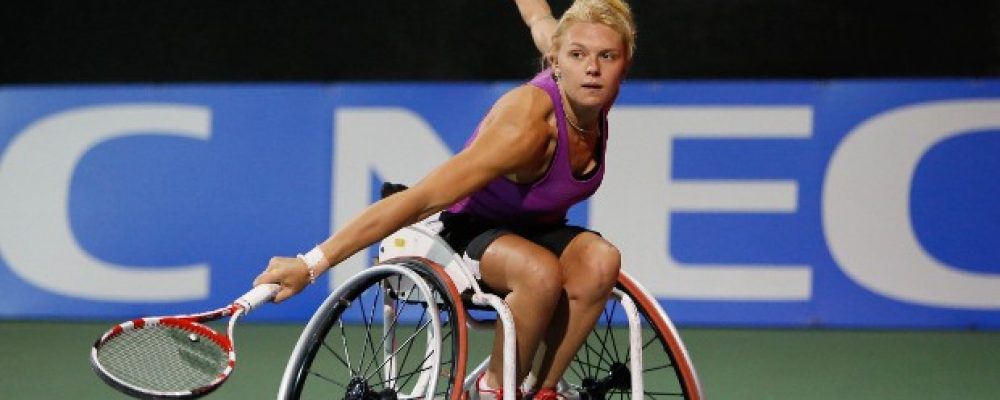 Playing wheelchair sport