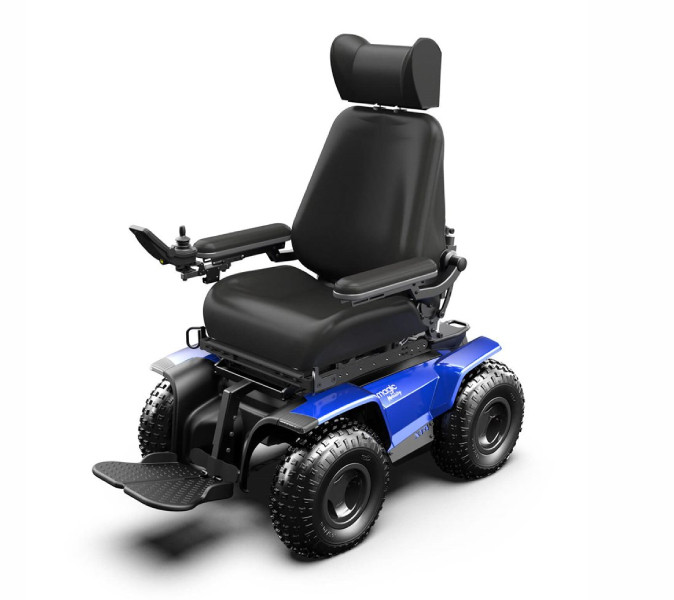 strong electric wheelchair for outdoor mobility in the UK