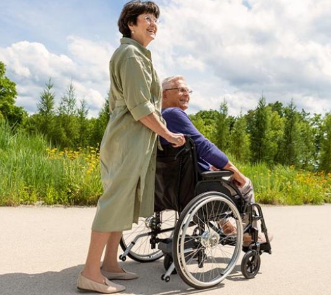 wheelchair pushing techniques
